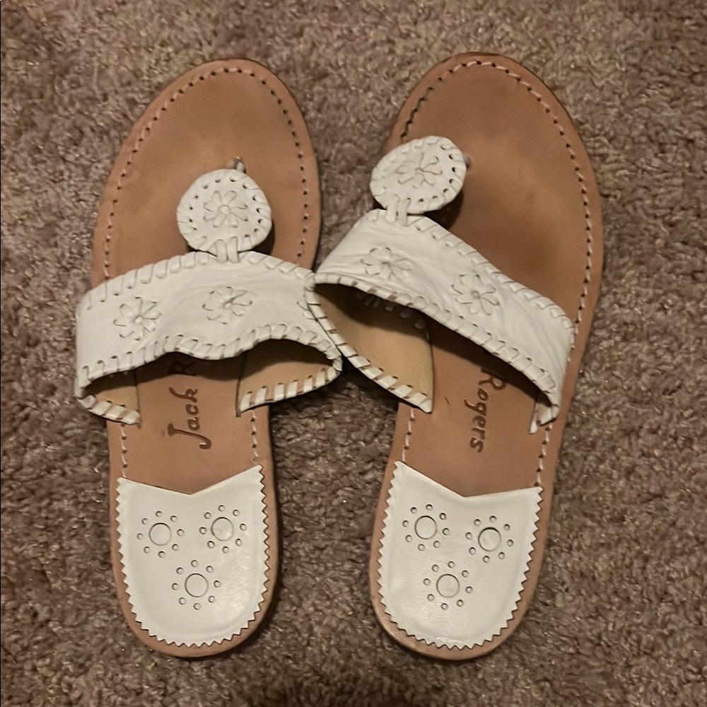 Jack Rogers Women's White Sandals